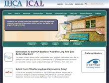 Tablet Screenshot of ihca.com